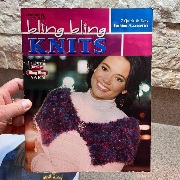 Lot of 4 Knitting and Crochet magazines/books Leisure Arts educational booklets - Picture 6 of 9